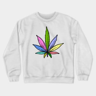 Marijuana leaves Crewneck Sweatshirt